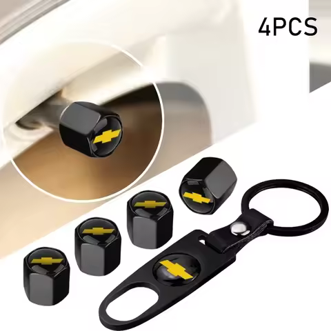 Car Wheel Cover Tire Valve Caps KeyChain For Chevrolet Cruze Aveo Trax Sail Malibu Captiva Vauxhall 