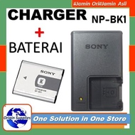 PAKET BATTERY + CHARGER NP-BK1 FOR SONY CYBER-SHOTDSC-S750 DSC-S780 DSC-W180 DSC-W190 DSC-W370