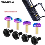 Risk Titanium Alloy Bicycle Bottle Cage Bolts