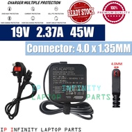 Asus Charger 19V 2.37A 45W A516J A507M A580U X540U X441U A409F M509D Laptop power Adapter Vivobook X