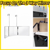 [Focus On The 3 Way Mirror]3 Way Portable Travel Mirror - Matte Finish & Compact Foldable Design (SG