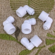 KNEE ELBOW Connector RO Hose 1/ 4 inch x Male Thread 1/ 2 inch Tube Connector Hydroponics