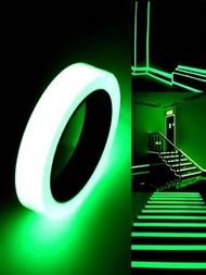 3米/5米綠色發光警告地面燈梯級防滑發光貼紙自行車車架警告自粘夜光螢光帶安全防盜帶裝飾(使用前,請將產品放在螢光燈或其他光源照射20-30分鐘)