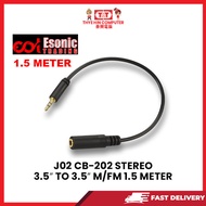 J02 CB-202 STEREO 3.5" TO 3.5" M/FM 1.5 METER