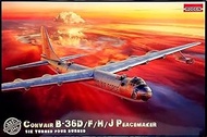 Roden RE14337 1/144 US Air Force Conveyor B-36D Peace Maker Strategic Bomber with Increased Jet Engi