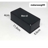 Plastic Box X2 11.5cm x 4cm x 5.5cm
