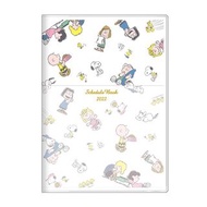 (會員專享清貨優惠價+免運費) Snoopy 史努比 日版 2022年 B6 手帳 schedule book 月間 記事簿 筆記本 記事本 筆記簿 日本假期 史奴比 史諾比 (B款)