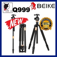 Beike QZSD Q999 Portable Tripod for SLR Camera Ball Head Tripod Variable Monopod Bearing 18KG