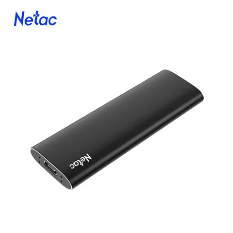 Netac External Solid State SSD 250G 500G 1T 2T USB 3.2 Gen2 Type- C Metal Portable SSD High Speed up