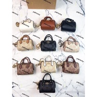 CU278 CU279 CX068 Mini ROWAN Bag Charm Women Card Holder Small Wallet Puse with Keychain Dompet Wani