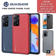 DUX DUCIS FINO Redmi Note 11 Pro / Note 10 10S Pro 4G 5G Fabric PC TPU Anti Shock Phone Case Cover C