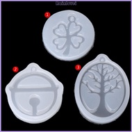 Rainl Clover Bell Tree Keychain Mould Crystal Epoxy for Creative Silicone Mould Love G