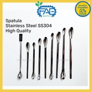 Lab Spatula Stirrer Spoon Stainless Steel 304 Lab Laboratory foods grade herb powder chemical sampli