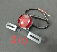 移民清貨價 電單車煞車燈 車尾車牌架 motorcycle cafe racer brake light license plate holder