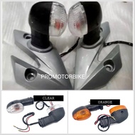 YAMAA FZ150 i FZ 150 i FRONT SIGNAL SET CLEAR ORAMGE BINTEK STANDARD / REAR SIGNAL SET WITH SIGNAL C
