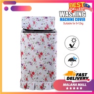 Washing Machine Cover, 9-12kg Top Load Cover Washing Machine, Dustproof, Waterproof, Sun-proof