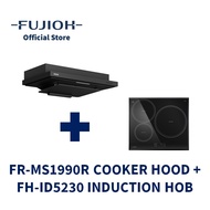 FUJIOH FR-FS2290R Slim Cooker Hood (Recycling) + FH-ID5230 Induction Hob with 3 Zones