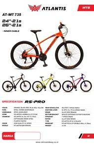 Sepeda Gunung MTB Atlantis AT MT 735