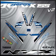 STRIPE MOTOR YAMAHA NVX / AEROX 155 V2 TITAN 2025 CUSTOM BODY STICKER ( READY STOCK )