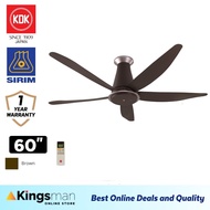 [Kingsman] KDK Energy Saving Kaze K15YX-RBR Natural Breeze 5 Blade Remote Control Ceiling Fan