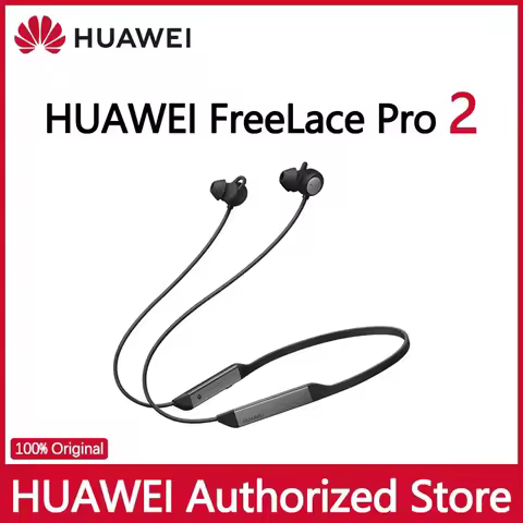 Original Huawei FreeLace Pro 2 wireless Bluetooth earphones with long battery life and noise reducti