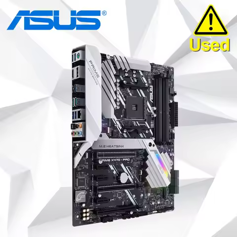 ASUS X470 PRO Motherboard With AMD X470 chip Socket AM4 For AMD Ryzen/7th Gen A-Series 4×DDR4 PCI-E 
