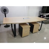 Boat Shape Meeting Table Conference Table (6 Feet/8 Feet) - Home And Office System - V-O Series