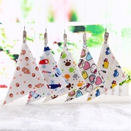 Popom Reversible Baby Bib / Baby Triangle Bibs / Baby Bibs
