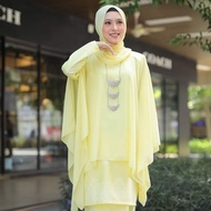 [ PROMOSI ]Cape Permaisuri Agong Viral . Cape Kurung Queen Material Chiffon lembut