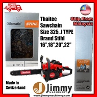 Thaitec Chainsaw Saw Chain Stihl 16 18 20 22 inches Rantai Mesin Tebang Pokok J Type 325 Chain Type Made In Switzerland