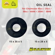 Oil Seal 15 x 35 x 5 / 15 x 28 x 5 for Chainsaw 45cc / 25cc / 58cc / 4500 / 2500 / 5800