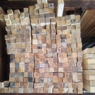 3x3x110cm shaved teak wood