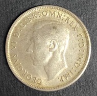 澳洲1944年 FLORIN 銀幣