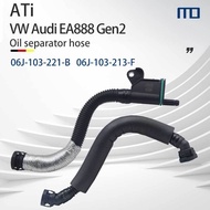 Volkswagen oil separator exhaust pipe Passat Golf Touareg sharan Scirocco Audi A4  Q5  A6 06J103221B
