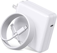 Mac Book Pro Charger 96W - Fast Charging USB C Power Adapter for Mac Book Pro Air&amp; Pro iPhone, iPad, Samsung Galaxy and All USB C Device, Included 5A 6.6 ft USB C to USB C Cable