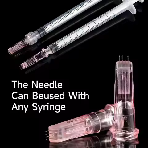 Hot sale Medical Small Powder 4needle Disposable 34G 1.2mm/1.5mmUltrafine Mosquito Non Painless Beau