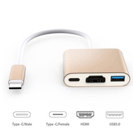 3.1 USB Type C To HDM Adapter 3 In 1 Hub 4K Charging Cable Thunderbolt Converter For Phone Android L