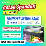 BANNER PRINTING | BANNER Printing | Banner | TRANSFER ALL BANKS COUNTER BANNER | 100X25