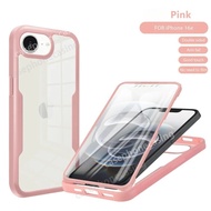 Ốp cho Apple iPhone 16e iphone16e I phone16 E 2025 vỏ điện thoại 360 độ bao gồm tất cả bảo vệ vỏ hai