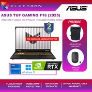 Asus TUF F16 FX608J-MRRV058W 16" FHD+ 165Hz Gaming Laptop (i7-14650HX,16GB,1TB SSD, RTX5060 8GB,W11)