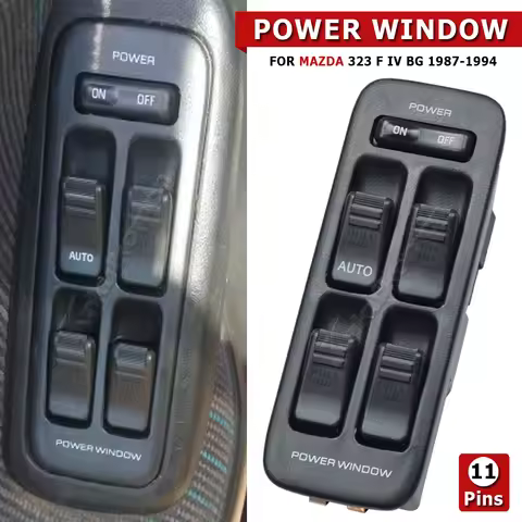 BS06-66-350A BS0666350A Front Left Hand Driver Electric Power Window Switch Button For Mazda BG 323 