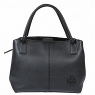 Good Condition Tory Burch TORY BURCH McGraw Tote Bag Textured Leather Direct from Japan Secondhand