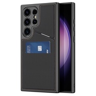 DUX DUCIS Rafi II Series PU Leather Back Cover for Samsung S24 Ultra/S24/S24 PlusHT99 9I9F