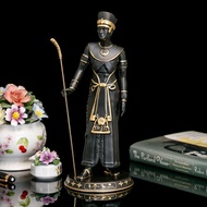 限量英國製 Wedgwood 埃及法老王玄武岩陶瓷雕像 雕塑收藏擺飾