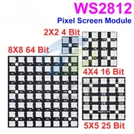 1/3PCS WS2812 LED 5050 RGB 8x8 LED Matrix untuk Arduino Jenama WS2812B 8*8 4 16 25 64-Bit Warna Penu
