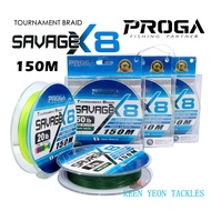 PROGA SAVAGE X8 BRAIDED LINE 150m