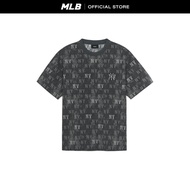 MLB เสื้อยืด ยูนิเซ็กส์ Vintage Monogram All-Over Printed Over Fit T-Shirts รุ่น 3ATSM0954 50CGS สีเ