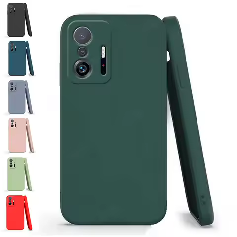 For Cover Xiaomi Mi 11T Case For Mi 11T Capas Silicone Phone Armor Bumper Back Shockproof Soft TPU C