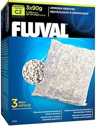 Fluval C2 Ammonia Remover, Replacement Aquarium Filter Media, 3-Pack, 14014