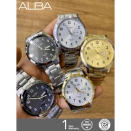 ALBA Prestige Stainless Steel Day Date Men Watch